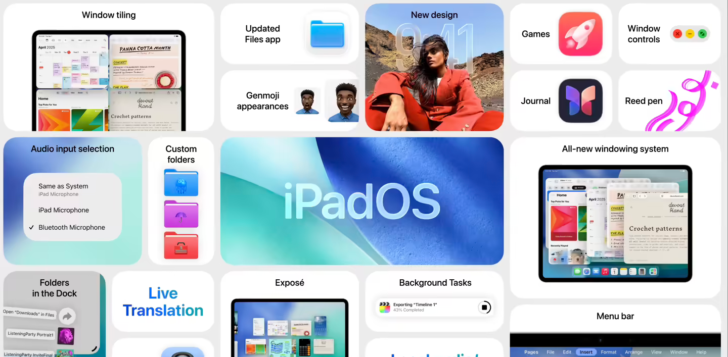 苹果 iPadOS 26 登场：多任务处理 / 文件 App“史诗级更新	”近似 macOS__苹果 iPadOS 26 登场：多任务处理 / 文件 App“史诗级更新”近似 macOS